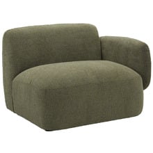 Forest Green Moab Right Corner Lounge Chair